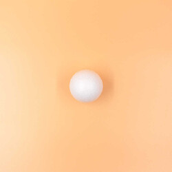 10 Adet-Strafor Köpük Top(6 cm) - İTHAL