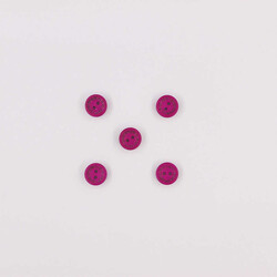 Ahşap Hand Made Renkli Düğme(5 Ad.)-15mm-No:-7 Mor - PUKKA