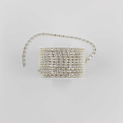 Akrilik Şerit Taş-10m-Gümüş - İTHAL