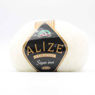 Alize Süper İnce Lüx 01 - 1