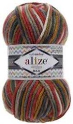 ALİZE SUPERLANA MAXI MULTICOLOR 52088 - ALİZE