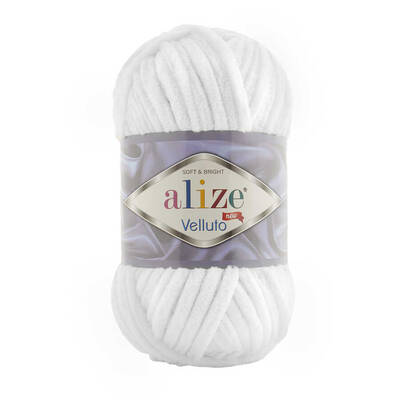 Alize Velluto 0055 Beyaz - 1