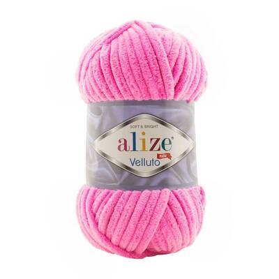 Alize Velluto 0121 Canlı Pembe - 1
