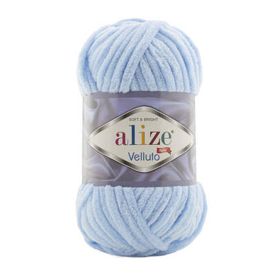 Alize Velluto 0218 Bebe Mavi - 1
