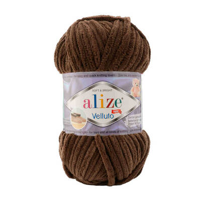 Alize Velluto 0493 Kahve - 1