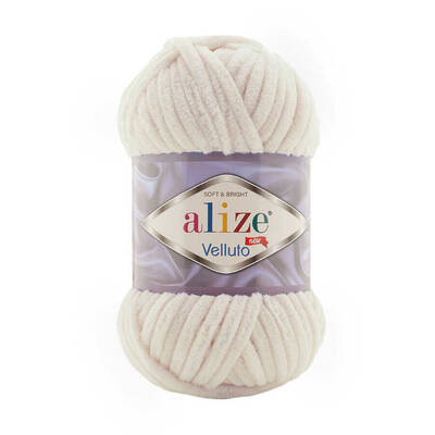 Alize Velluto 0599 Fildişi - 1