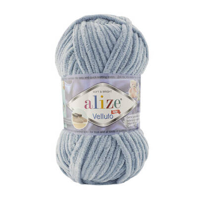 Alize Velluto 428 Orta Gri - 1