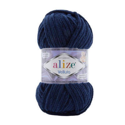 Alize Velluto 58 Lacivert - 1