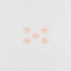 Ayak İzi Baskılı Bebe Düğme(5 Ad.)-Y.Ağzı-No:9 - PUKKA
