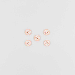 Balık Baskılı Bebe Düğme(5 Ad.)-Y.Ağzı-No:9 - PUKKA