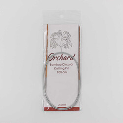 Bambu Metal Misinalı Örgü Şiş(100cm)No:2,5 - İTHAL