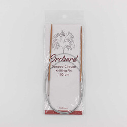 Bambu Metal Misinalı Örgü Şiş(100cm)No:3 - İTHAL