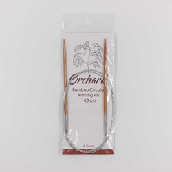 Bambu Metal Misinalı Örgü Şiş(100cm)No:4 - İTHAL