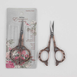 Bronz Dekoratif İşlemeli Nakış Makası(JieNuo) - İTHAL