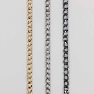 Çanta Askı Zinciri Aluminyum Bronz 120 cm (9x15x2,4) - 1