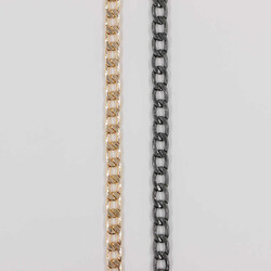 Çanta Askı Zinciri Aluminyum Bronz 120 cm (9x15x2,8) - İTHAL