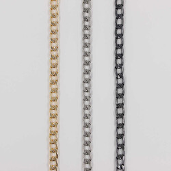 Çanta Askı Zinciri Aluminyum Gümüş 120 cm (9x15x2,4) - İTHAL