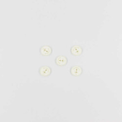 Çapa Baskılı Bebe Düğme(5 Ad.)-Krem-No:1 - PUKKA