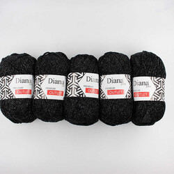 Diana Yarn Premium Outlet Simli(5 adet-İnce) 44 - PUKKA