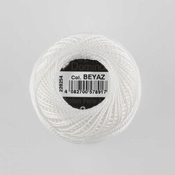 Domino Nakış İpi No:8-Beyaz - DOMİNO