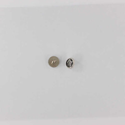 Efe Yeleği Düğmesi (Kupa-Metalik Gri) No:9 - PUKKA