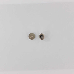 Efe Yeleği Düğmesi (Meşale-Metalik Gri) No:8 - PUKKA