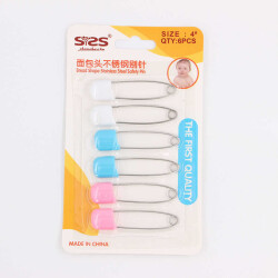 Emniyetli Bebe Çengelli İğnesi (6 Ad.) - İTHAL