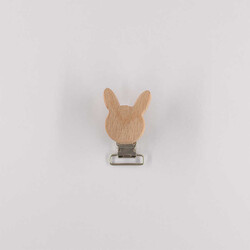 Emzik Klipsi Ahşap-Tavşan - İTHAL
