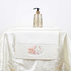 FİESTA 3D PAPATYA BAMBU HAVLU/6 LI KUTU/30X50/914-2 - FİESTA