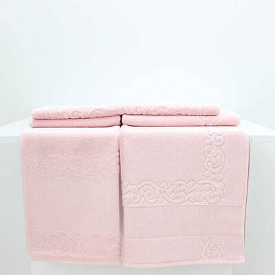 FİESTA 50X70 - 50X90 - 60X100 3'LÜ PASPAS TAKIMI/610-3 PEMBE - 1