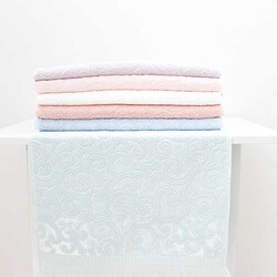 FİESTA ASLI BUKLE JAKARLI SAÇAKLI HAVLU/6 AD 50X90/784-3 - FİESTA