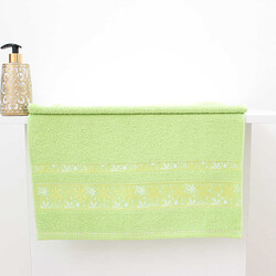 FİESTA BUKLE JAKARLI DAMLA HAVLU/1 AD./50X90/265-4/Yeşil - FİESTA