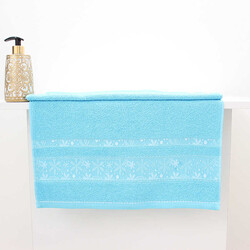 FİESTA BUKLE JAKARLI DAMLA HAVLU/1 AD./50X90/265-6/Turkuaz - FİESTA