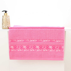 FİESTA BUKLE JAKARLI DAMLA HAVLU/1 AD./50X90/265-8/Gül - FİESTA