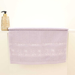 FİESTA BUKLE JAKARLI DAMLA HAVLU/1 AD./50X90/265-9/Lila - FİESTA