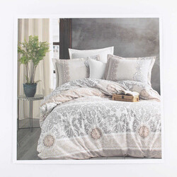 FİESTA ÇİFT KİŞİLİK NEVRESİM TAKIMI/4 PARÇA/220X220/FÇKNT-1-PUDRA - FİESTA