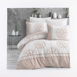 FİESTA ÇİFT KİŞİLİK NEVRESİM TAKIMI/4 PARÇA/220X220/FÇKNT-2-BEJ - FİESTA