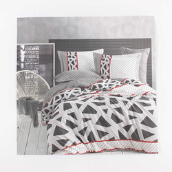 FİESTA ÇİFT KİŞİLİK NEVRESİM TAKIMI/4 PARÇA/220X220/FÇKNT-4-SİYAH - FİESTA