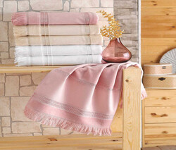 FİESTA EDA KADİFE BOYAMA SAÇAKLI HAVLU/6 LI PK./30X50/805-3 - FİESTA
