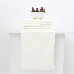 FİESTA ETAMİN JAKARLI KISA SAÇAKLI SOFT HAVLU/30X50/2848-2 - FİESTA