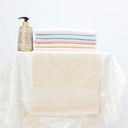 FİESTA KADİFE JAKARLI HAVLU/6 LI PK./30X50/815-3 - FİESTA