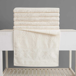 FİESTA KOKTEYL JAKARLI KADİFE HAVLU(1 AD)/50X90/715-2 - FİESTA