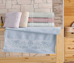 FİESTA RÜZGAR JAKARLI KADİFE HAVLU/6 LI PK./30X50/808-3 - FİESTA