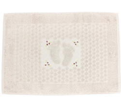 FİESTA SOFT BUKLE JAKARLI NAKIŞLI PASPAS/50X70/2595-Bej - FİESTA