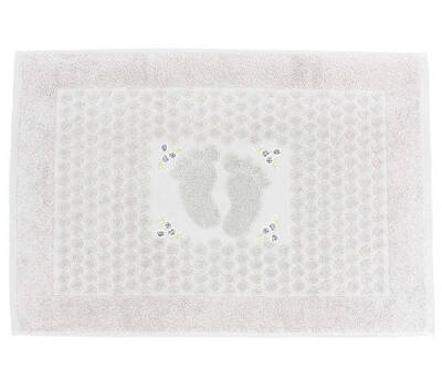 FİESTA SOFT BUKLE JAKARLI NAKIŞLI PASPAS/50X70/2595-Toprak - 1
