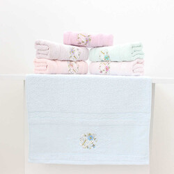 FİESTA SOFT BUKLE MAYA 3D NAKIŞLI HAVLU/6 LI KUTU/50X90/2065-3 - FİESTA