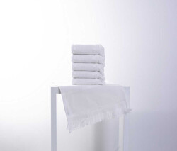 FİESTA SOFT ETAMİN BORD.KADİFE JAK. SAÇAKLI HAVLU/50X90/2210-1 - FİESTA