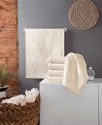 FİESTA SOFT ETAMİN BORDÜRLÜ JAKARLI HAVLU/50X90/2219-2 - FİESTA