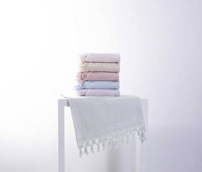 FİESTA SOFT ETAMİN KADİFE JAK. BAĞLAMALI HAVLU/50X90/2224-1 - 1