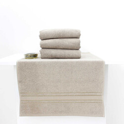 FİESTA SOFT ORİENT BUKLE BOYAMA HAVLU/50X90/2201-Toprak - FİESTA